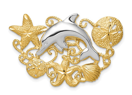 14k Two-tone Jewelry Style D586 - Classique Jewelry Inc.