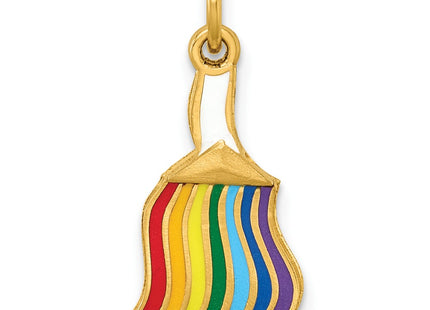 14k Yellow Gold Pendants Style D5862 - Classique Jewelry Inc.