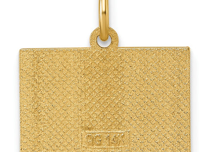 14k Yellow Gold Pendants Style D5865 - Classique Jewelry Inc.