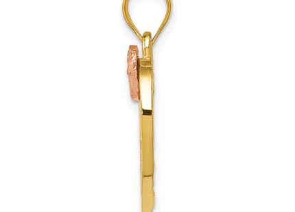 14k Two-tone Jewelry Style D639 - Classique Jewelry Inc.