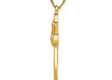 14k Yellow Gold Pendants Style D853 - Classique Jewelry Inc.