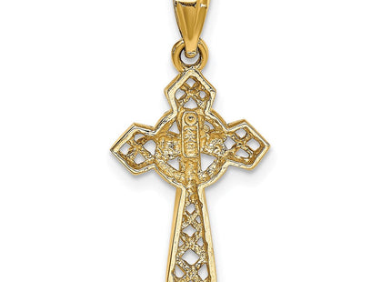 14k Celtic Cross Pendant (Style D863)