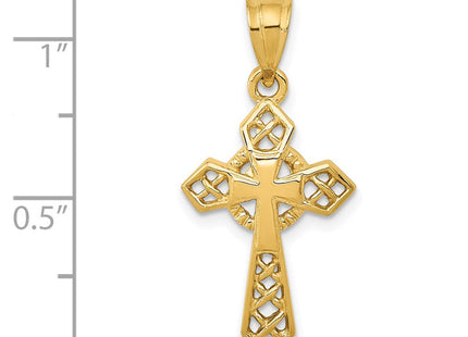 14k Celtic Cross Pendant (Style D863)