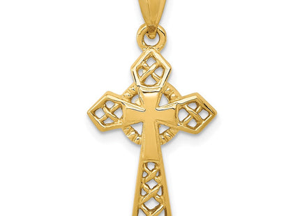 14k Celtic Cross Pendant (Style D863)