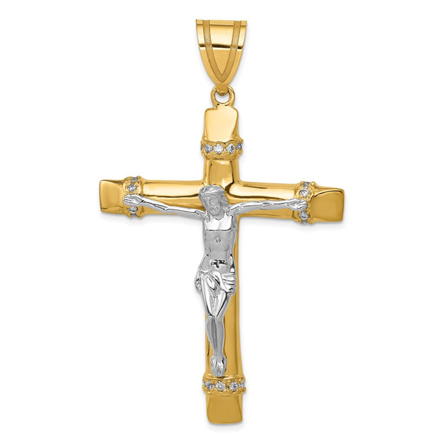 14k Two-tone Pendants Style D889 - Classique Jewelry Inc.