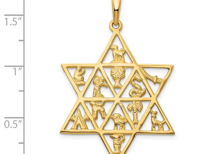 14k Yellow Gold Pendants Style D894 - Classique Jewelry Inc.
