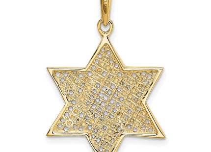 14k Yellow & Rhodium Jewelry Style D895 - Classique Jewelry Inc.