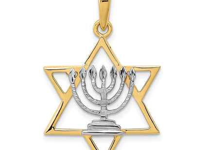 14k Yellow & Rhodium Jewelry Style D896 - Classique Jewelry Inc.