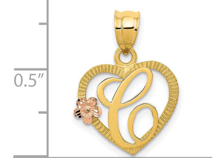 14k Two-tone Pendants Style D898C - Classique Jewelry Inc.