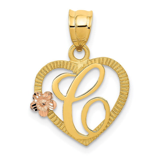 14k Two-tone Pendants Style D898C - Classique Jewelry Inc.