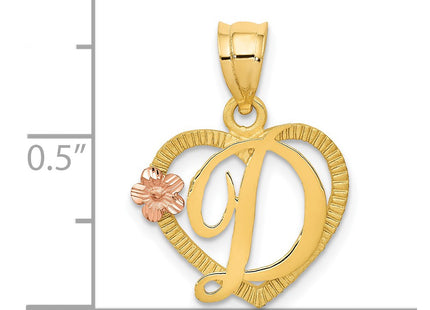14k Two-tone Pendants Style D898D - Classique Jewelry Inc.
