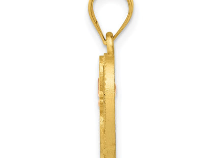 14k Two-tone Pendants Style D898E - Classique Jewelry Inc.