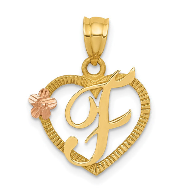 14k Two-tone Pendants Style D898F - Classique Jewelry Inc.