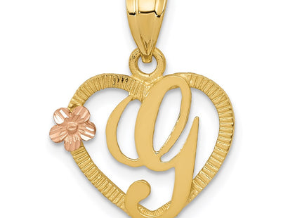 14k Two-tone Pendants Style D898G - Classique Jewelry Inc.