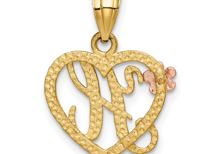 14k Two-tone Pendants Style D898H - Classique Jewelry Inc.