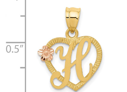 14k Two-tone Pendants Style D898H - Classique Jewelry Inc.