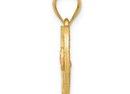 14k Two-tone Pendants Style D898I - Classique Jewelry Inc.