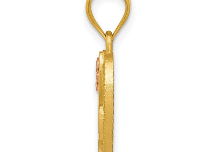 14k Yellow Gold Pendants Style D898L - Classique Jewelry Inc.