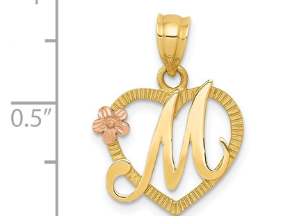 14k Two-tone Pendants Style D898M - Classique Jewelry Inc.