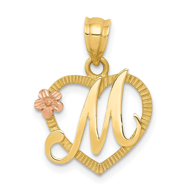 14k Two-tone Pendants Style D898M - Classique Jewelry Inc.
