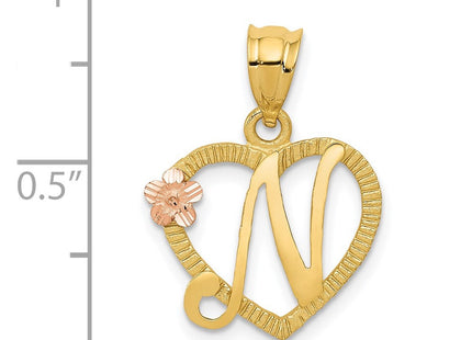 14k Two-tone Pendants Style D898N - Classique Jewelry Inc.