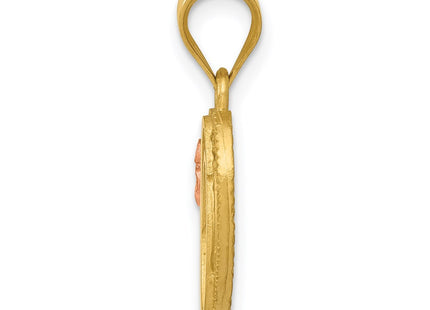 14k Two-tone Pendants Style D898O - Classique Jewelry Inc.