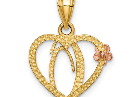 14k Two-tone Pendants Style D898O - Classique Jewelry Inc.