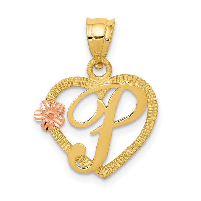 14k Two-tone Pendants Style D898P - Classique Jewelry Inc.