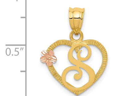 14k Two-tone Pendants Style D898S - Classique Jewelry Inc.