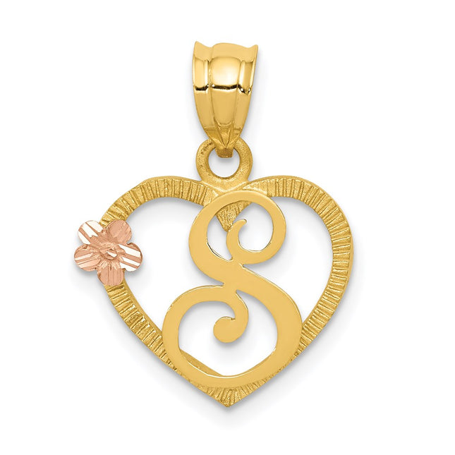 14k Two-tone Pendants Style D898S - Classique Jewelry Inc.