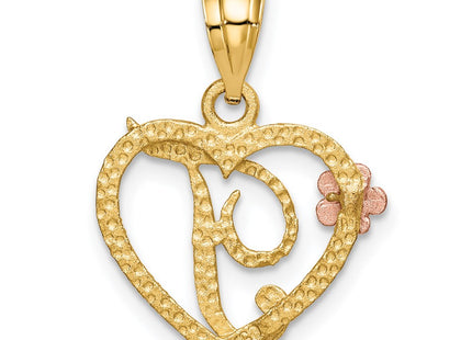 14k Two-tone Pendants Style D898T - Classique Jewelry Inc.