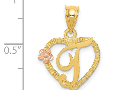 14k Two-tone Pendants Style D898T - Classique Jewelry Inc.