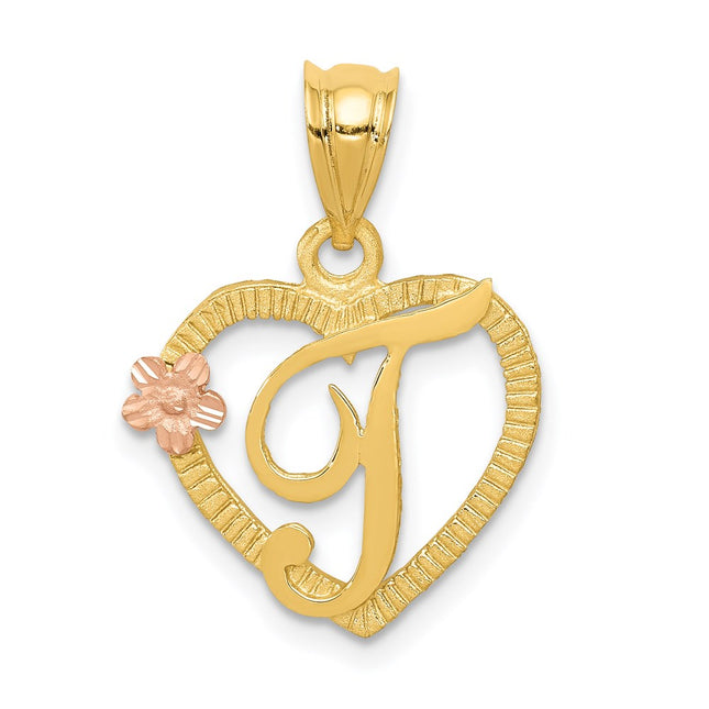 14k Two-tone Pendants Style D898T - Classique Jewelry Inc.