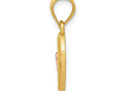 14k Two-tone Pendants Style D898V - Classique Jewelry Inc.
