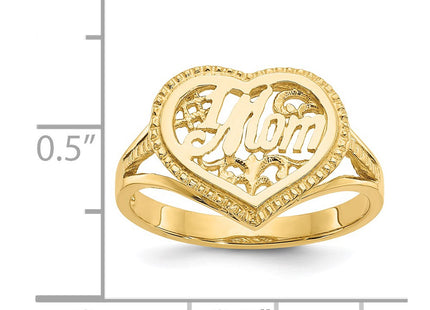 14k Yellow Gold Rings Style D938 - Classique Jewelry Inc.