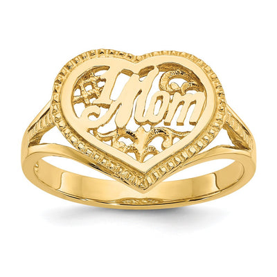 14K gold moon charm
