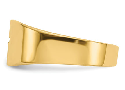 14k Yellow Gold Rings Style D973 - Classique Jewelry Inc.