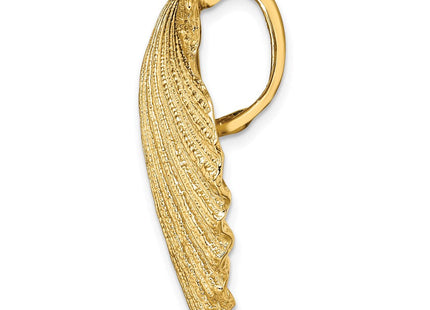 14K Fits Up To and Medium Scallop Shell Slide (Style D997)