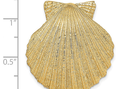 14K Fits Up To and Medium Scallop Shell Slide (Style D997)