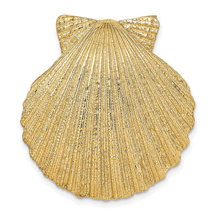 14K Fits Up To and Medium Scallop Shell Slide (Style D997)