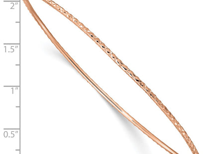 14k Rose Gold Bracelets Style DB545 - Classique Jewelry Inc.