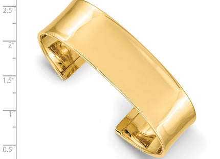 14K gold bangle, another view