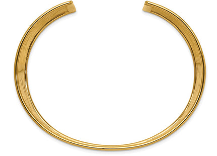 14K gold bangle, alternate view