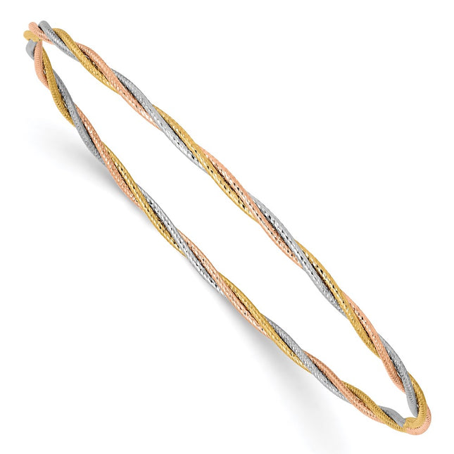 14k Tri-Color Bracelets Style DB575 - Classique Jewelry Inc.