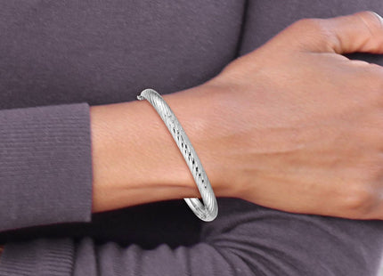 14k White Gold Bracelets Style DB653W - Classique Jewelry Inc.