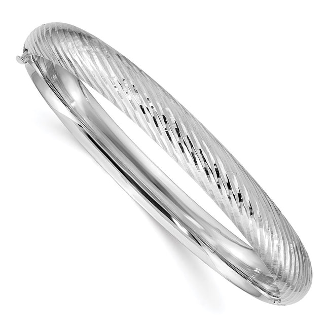 14k White Gold Bracelets Style DB654W - Classique Jewelry Inc.