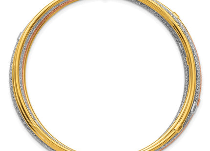 14k Tri-Color Bracelets Style DB751 - Classique Jewelry Inc.