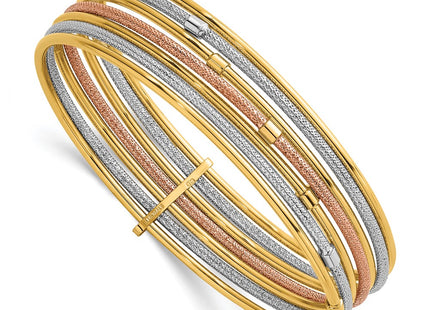 14k Tri-Color Bracelets Style DB751 - Classique Jewelry Inc.