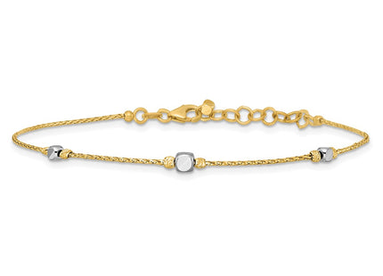 14k Two-tone Bracelets Style DB766 - Classique Jewelry Inc.