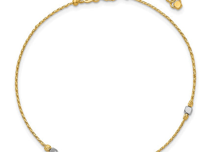 14k Two-tone Bracelets Style DB766 - Classique Jewelry Inc.
